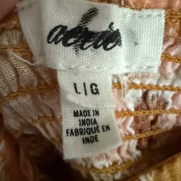 Aerie Linen Blend print Halter Maxi Dress Size Large Boho - Picture 11 of 14